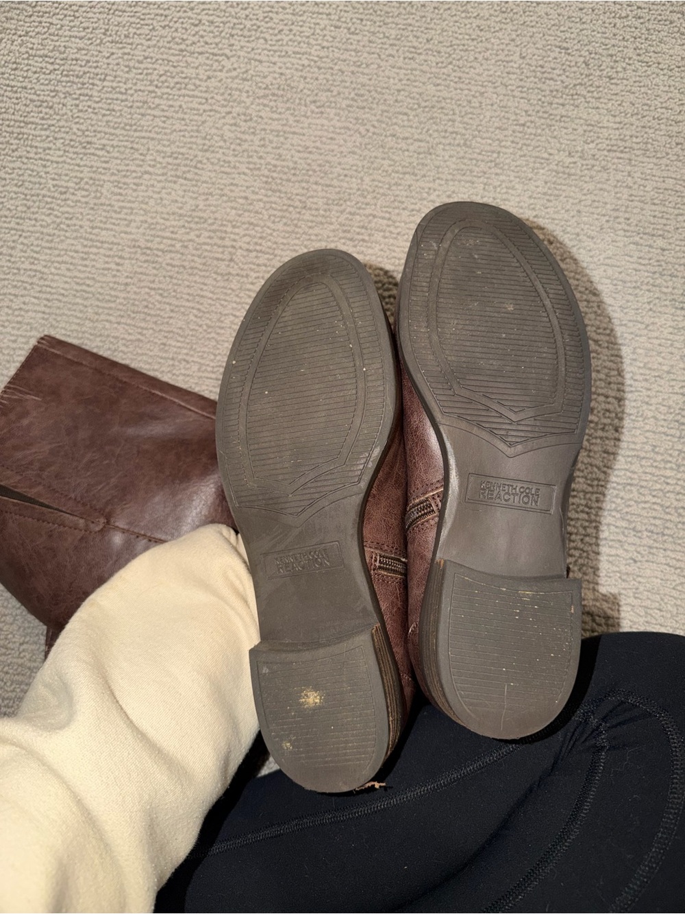 Kenneth Cole Reaction Brown Tall Riding Boots - Picture 4 of 5